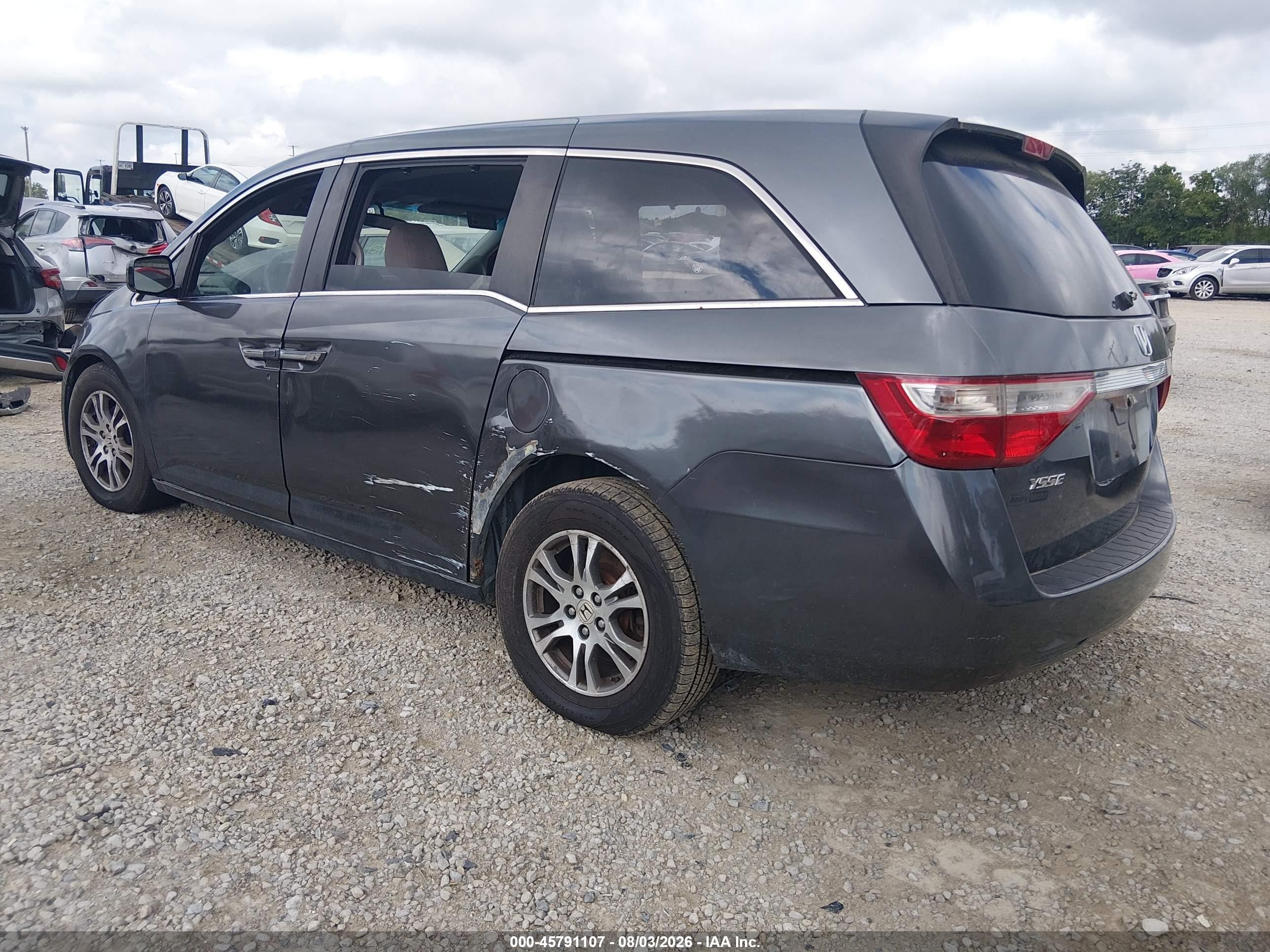 2012 Honda Odyssey Ex Серый vin: 5FNRL5H49CB059265