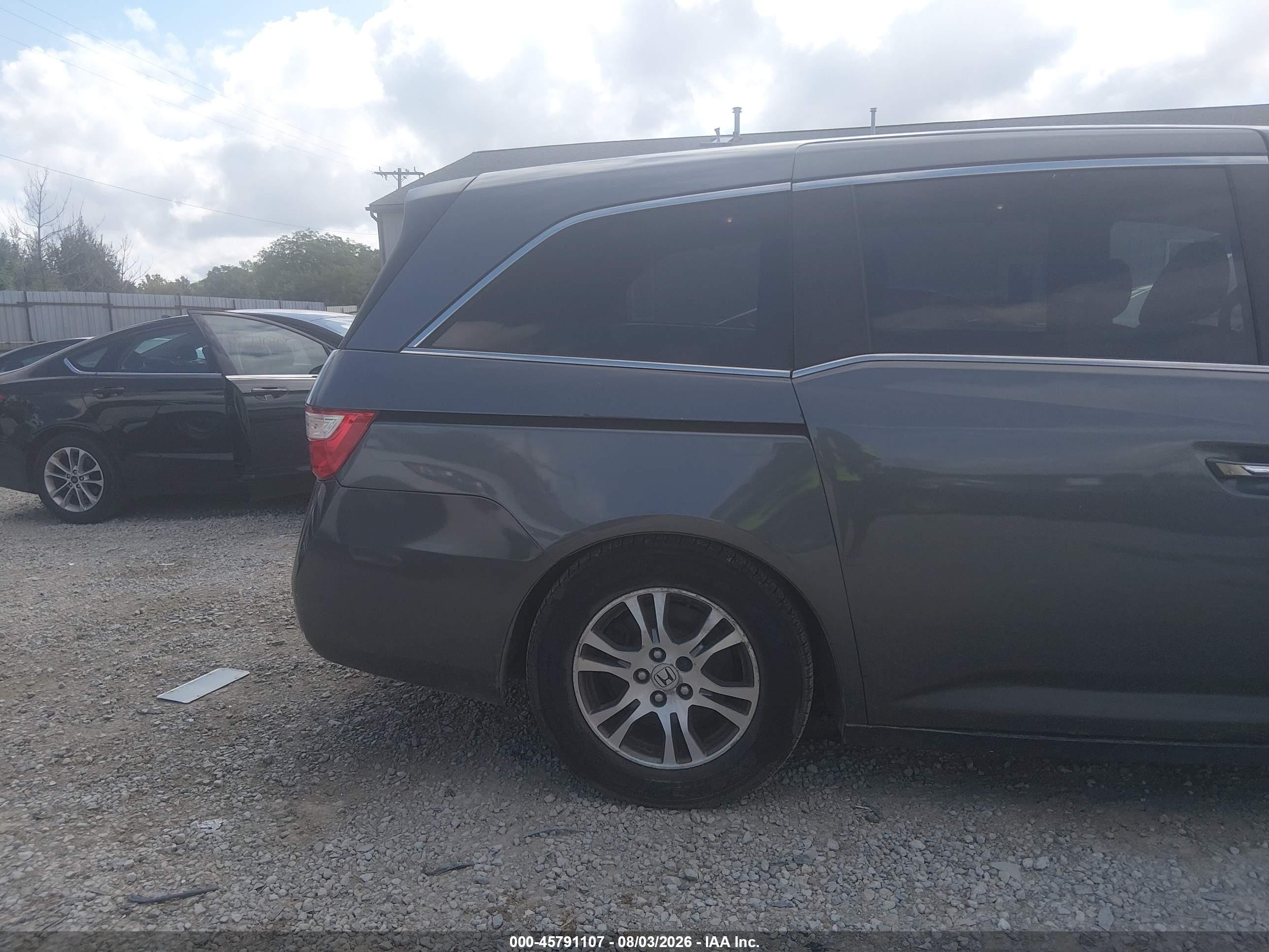 2012 Honda Odyssey Ex Серый vin: 5FNRL5H49CB059265