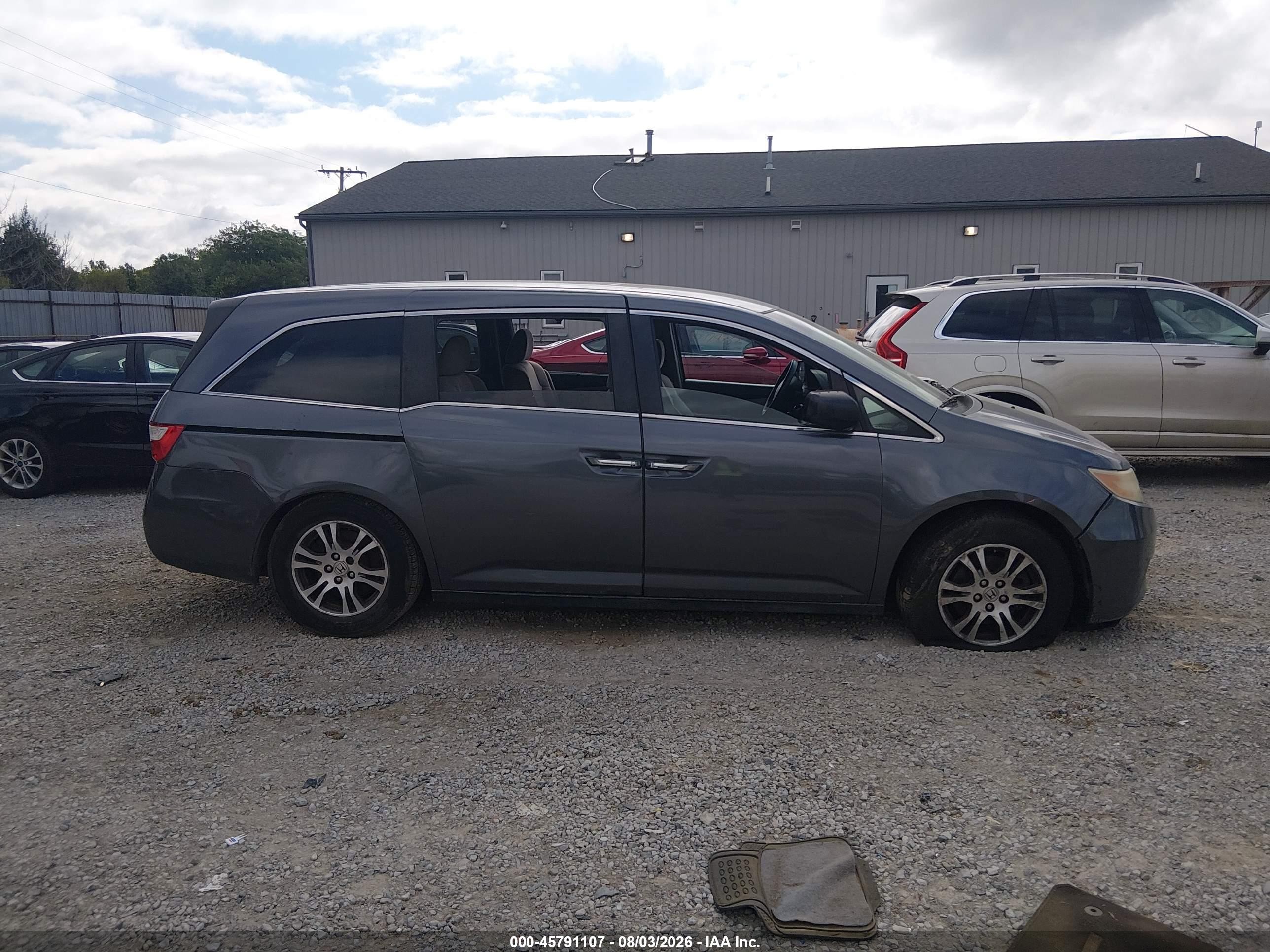 2012 Honda Odyssey Ex Серый vin: 5FNRL5H49CB059265