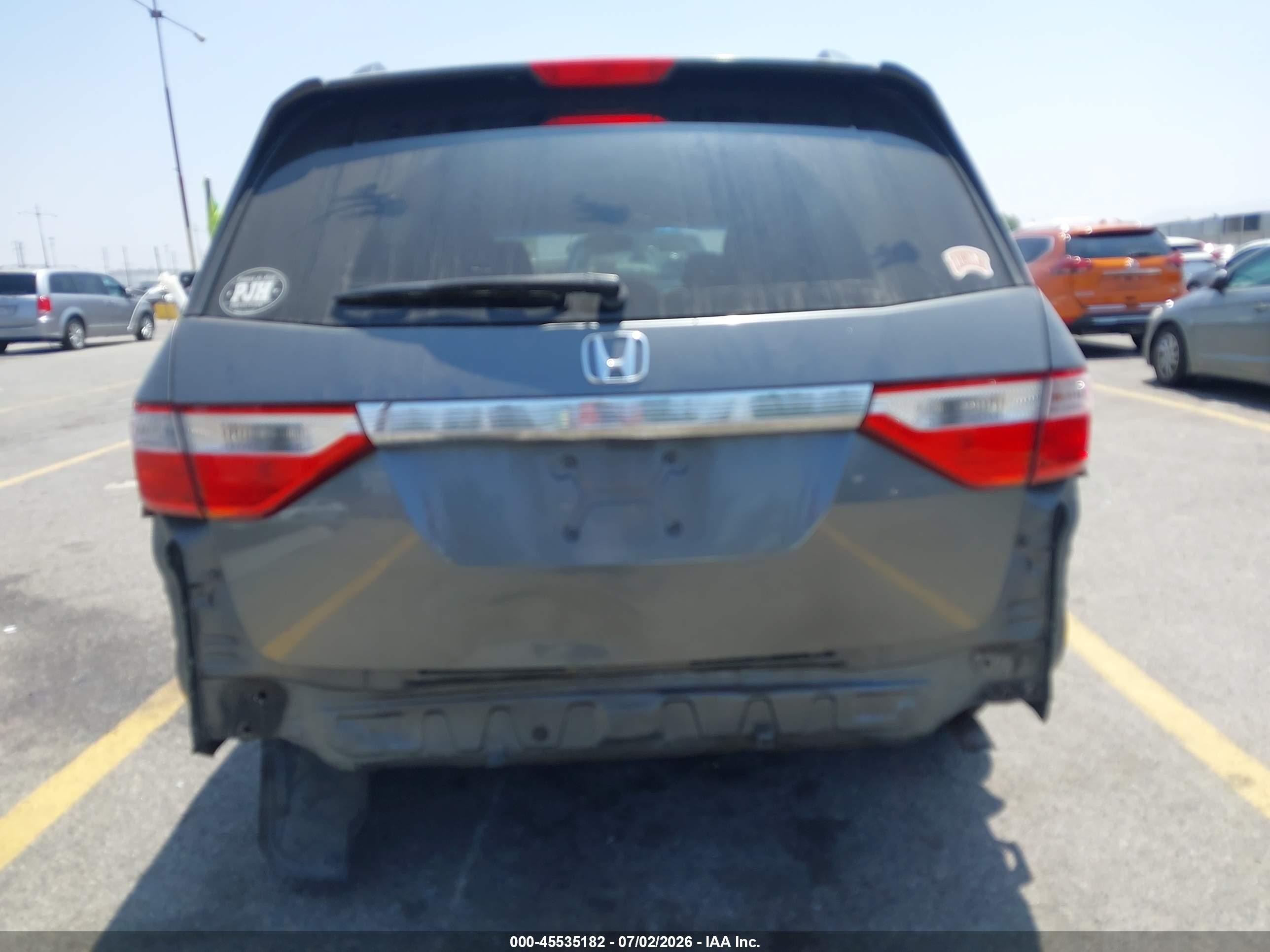 2012 Honda Odyssey Ex Gray vin: 5FNRL5H49CB068323