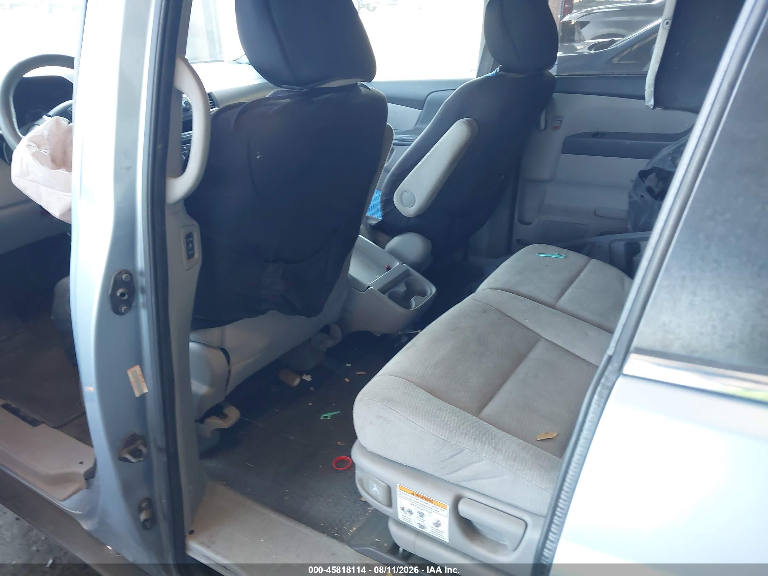 2012 Honda Odyssey Ex Light Blue vin: 5FNRL5H49CB072050