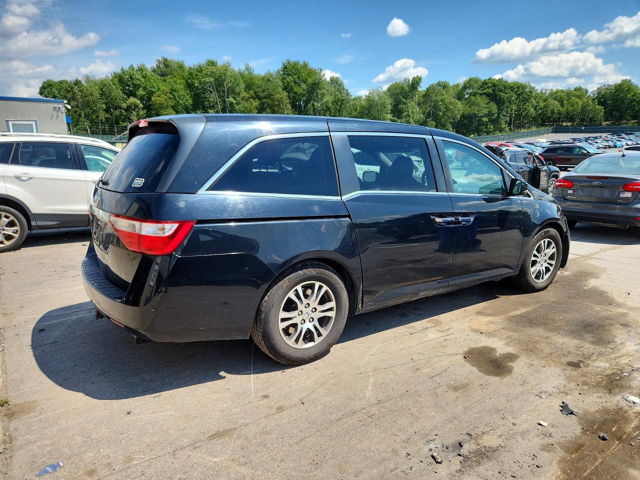 2012 Honda Odyssey Ex Black vin: 5FNRL5H49CB080360