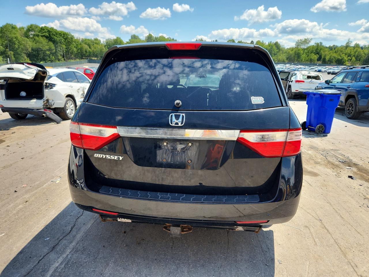 2012 Honda Odyssey Ex Black vin: 5FNRL5H49CB080360
