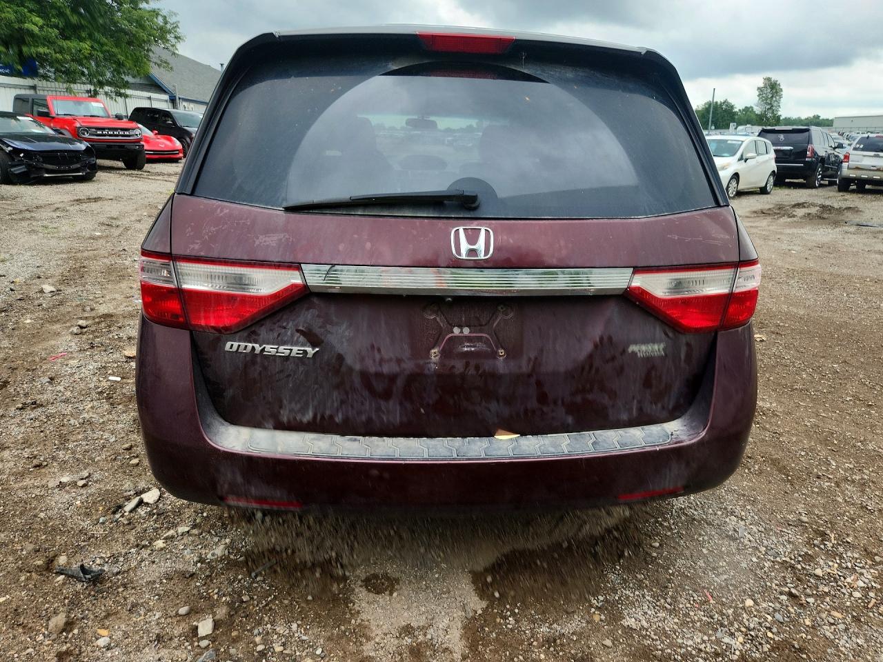 2012 Honda Odyssey Ex Burgundy vin: 5FNRL5H49CB122736