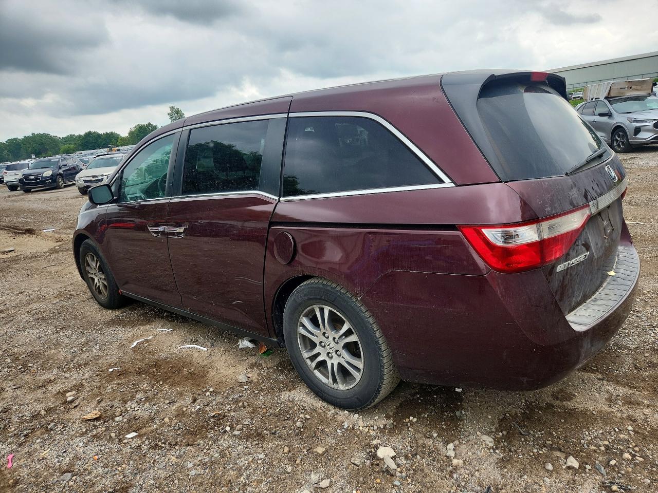 2012 Honda Odyssey Ex Burgundy vin: 5FNRL5H49CB122736