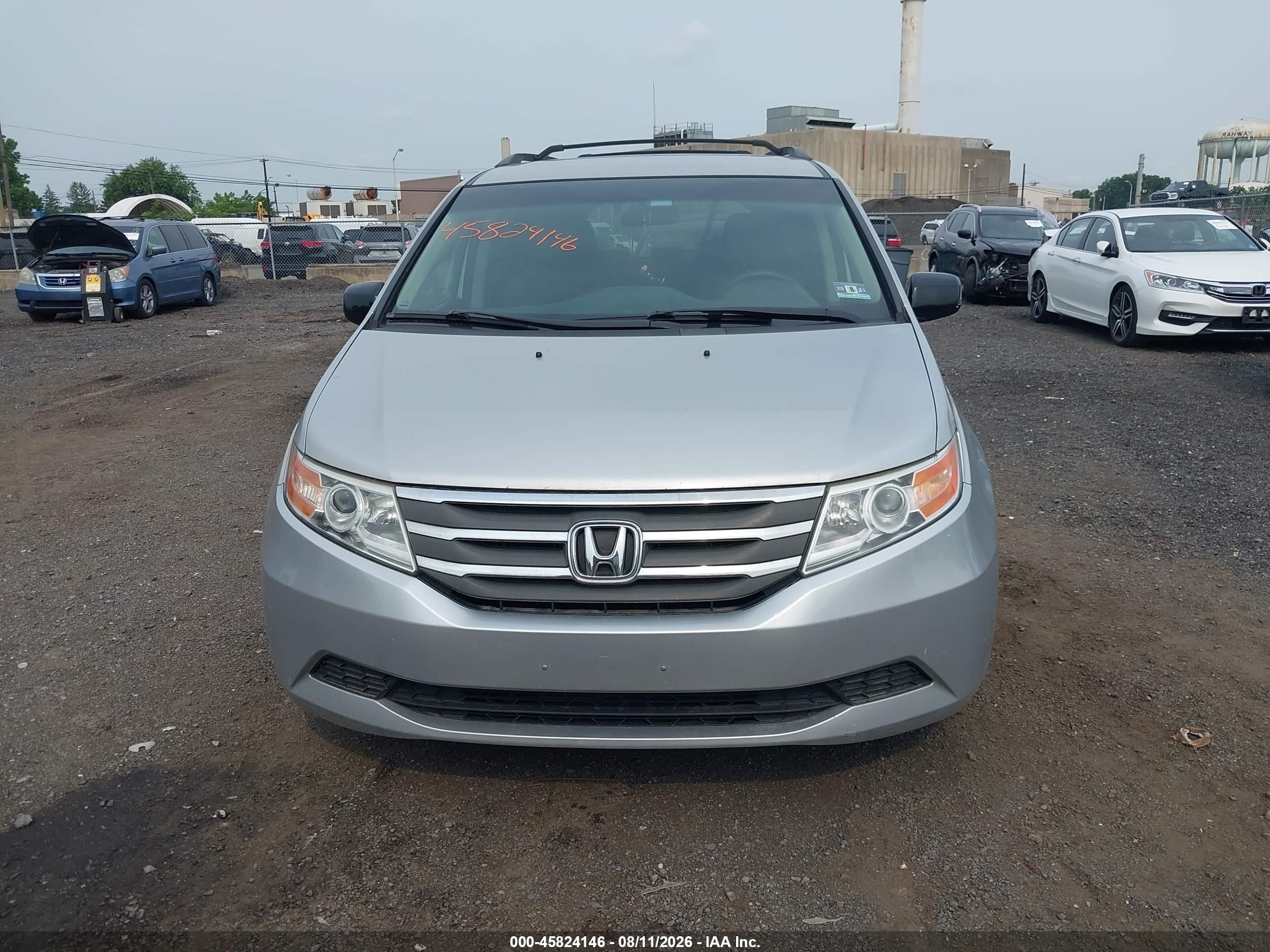2012 Honda Odyssey Ex Silver vin: 5FNRL5H49CB136913