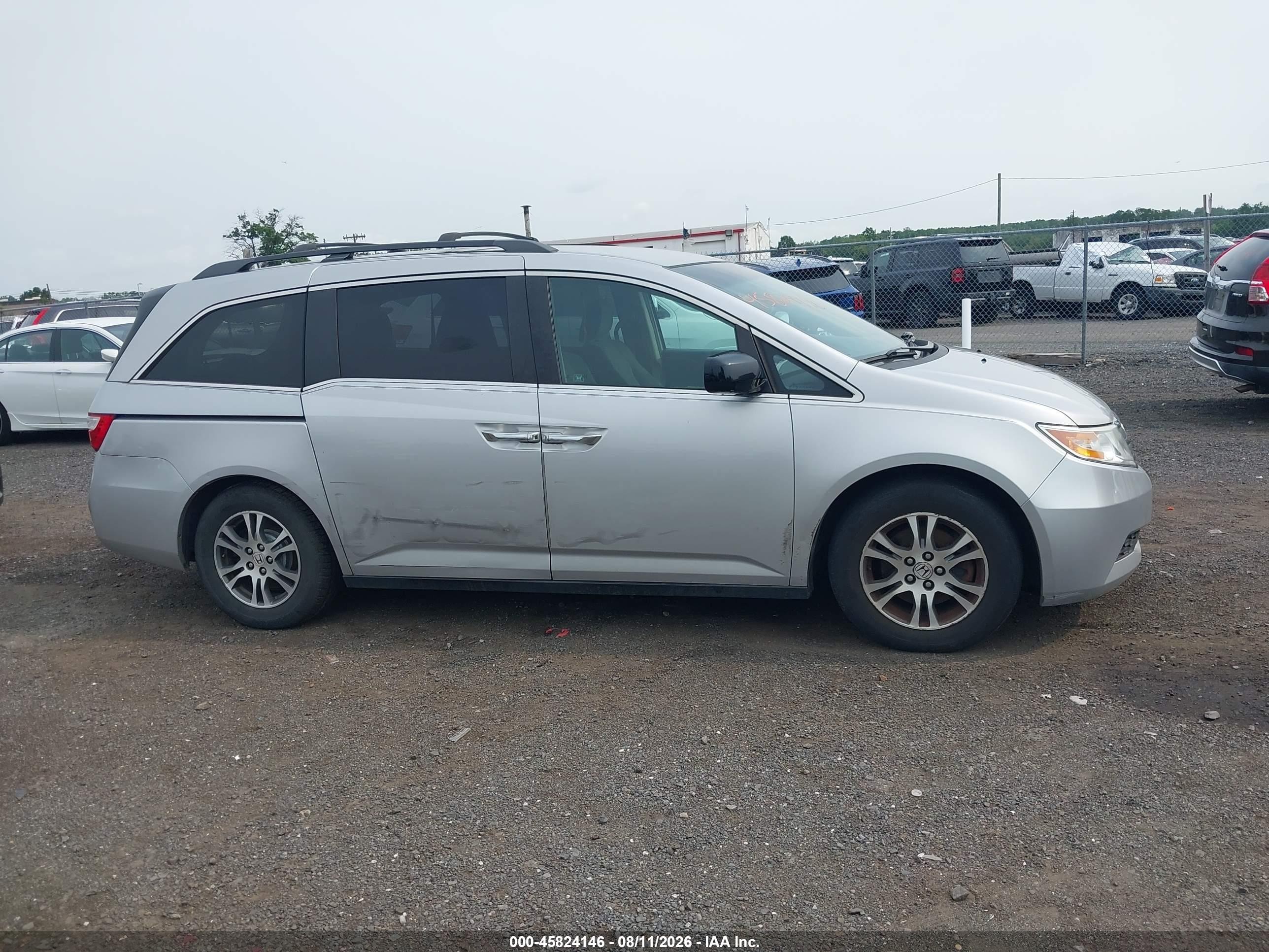 2012 Honda Odyssey Ex Silver vin: 5FNRL5H49CB136913