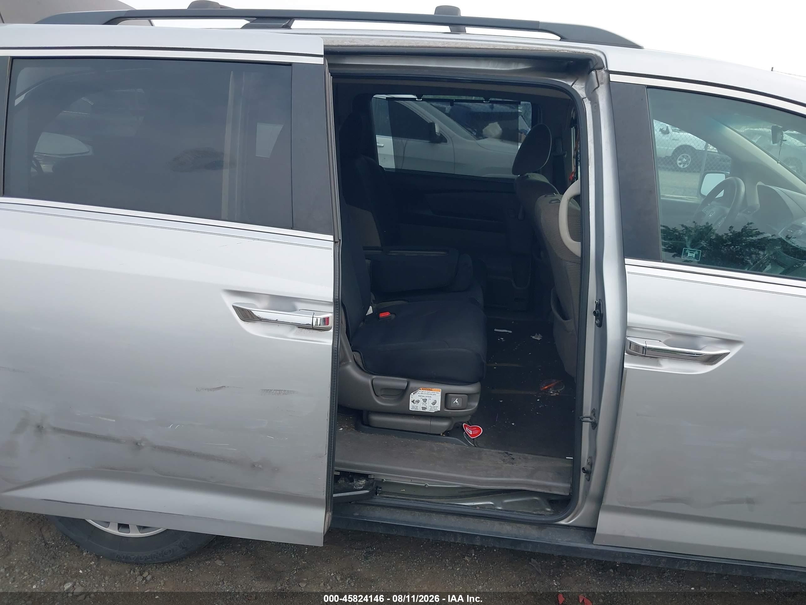 2012 Honda Odyssey Ex Silver vin: 5FNRL5H49CB136913