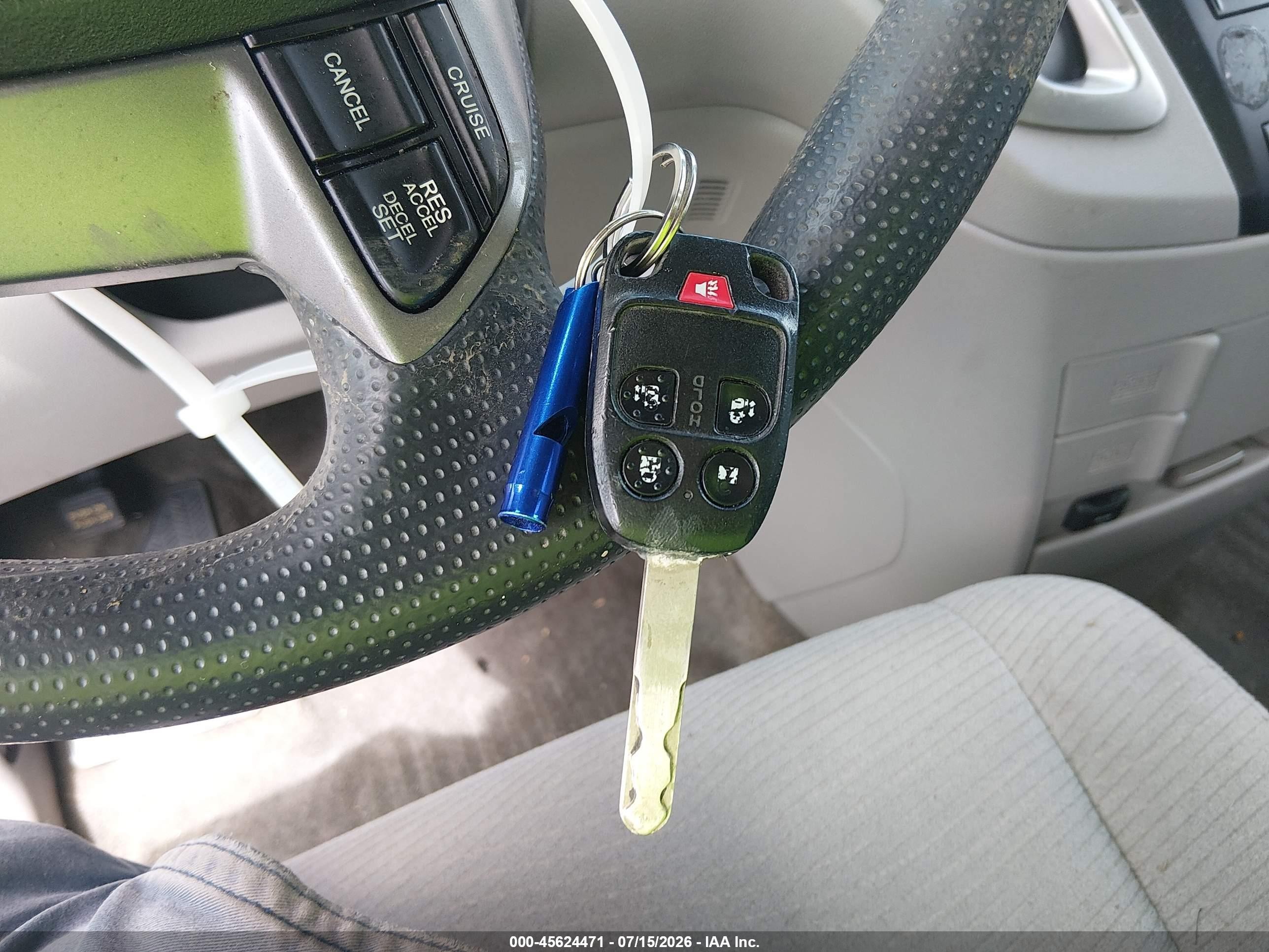 2013 Honda Odyssey Ex Gray vin: 5FNRL5H49DB003134