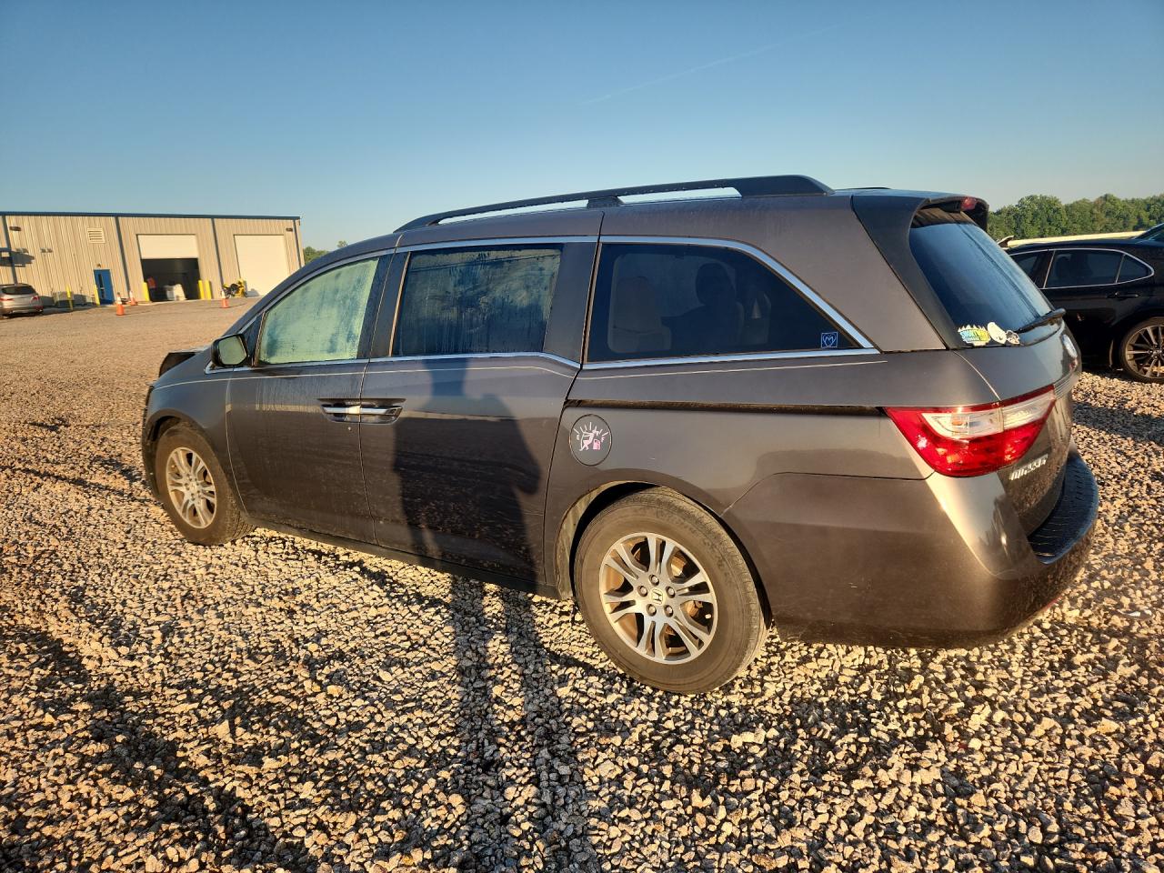 2013 Honda Odyssey Ex Gray vin: 5FNRL5H49DB019365