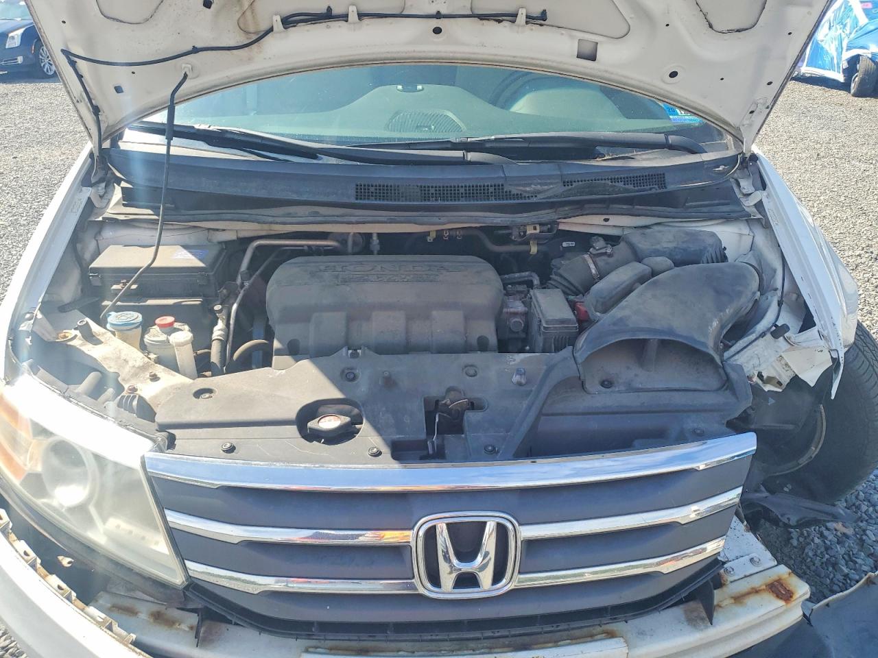 2013 Honda Odyssey Ex White vin: 5FNRL5H49DB025487