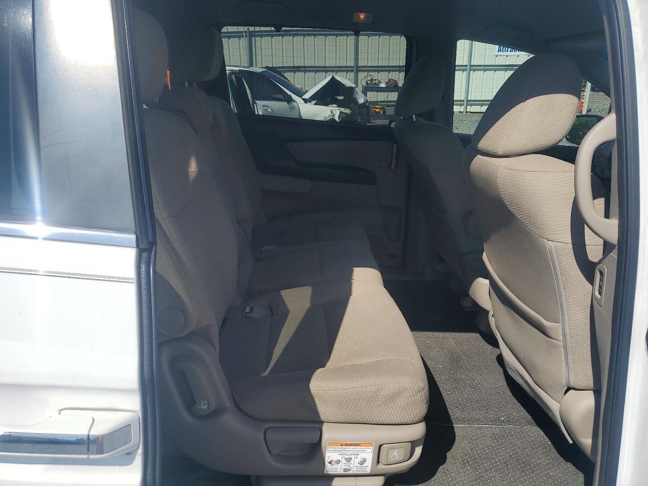 2013 Honda Odyssey Ex White vin: 5FNRL5H49DB025487