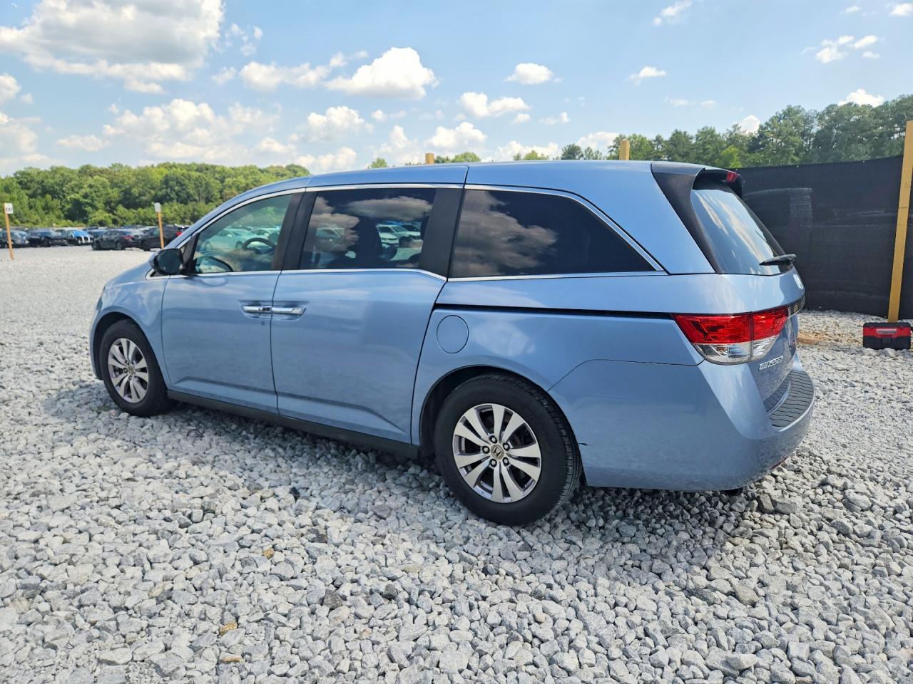 2014 Honda Odyssey Ex Blue vin: 5FNRL5H49EB063951