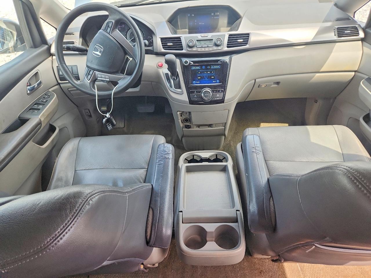 2014 Honda Odyssey Ex Blue vin: 5FNRL5H49EB063951