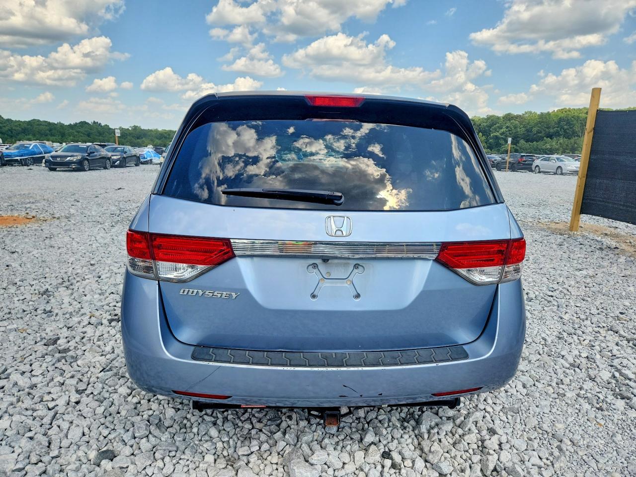 2014 Honda Odyssey Ex Blue vin: 5FNRL5H49EB063951