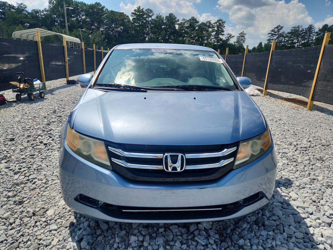 2014 Honda Odyssey Ex Blue vin: 5FNRL5H49EB063951