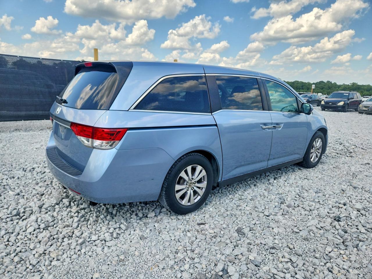 2014 Honda Odyssey Ex Blue vin: 5FNRL5H49EB063951