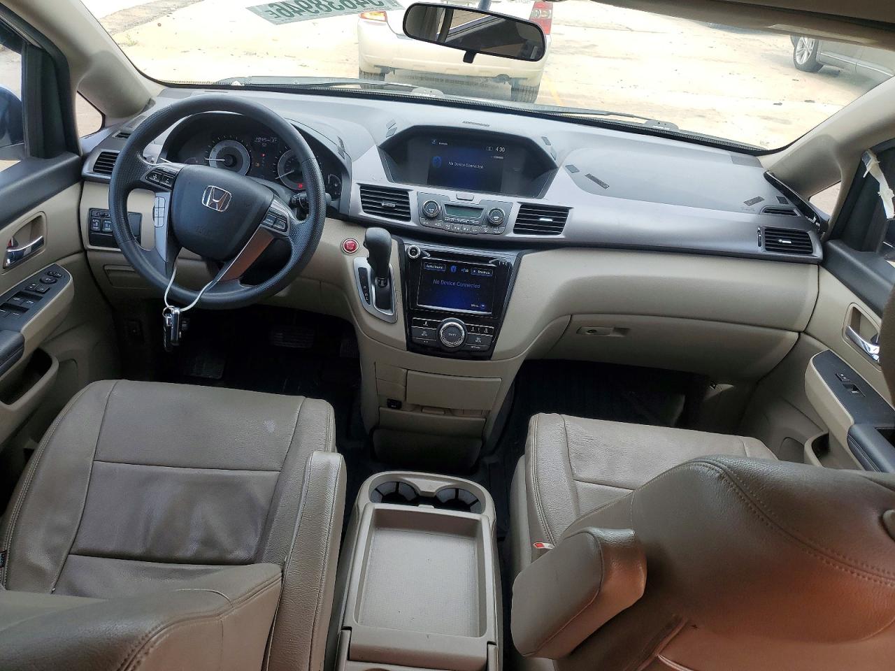 2014 Honda Odyssey White vin: 5FNRL5H49EB082158