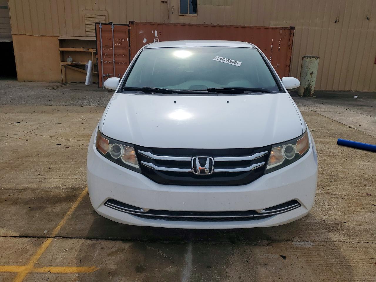 2014 Honda Odyssey White vin: 5FNRL5H49EB082158