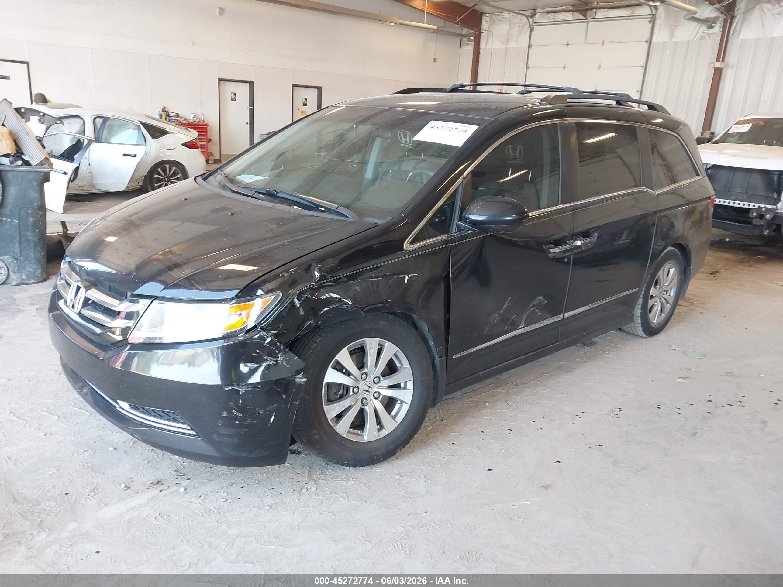 2014 Honda Odyssey Ex Black vin: 5FNRL5H49EB084184