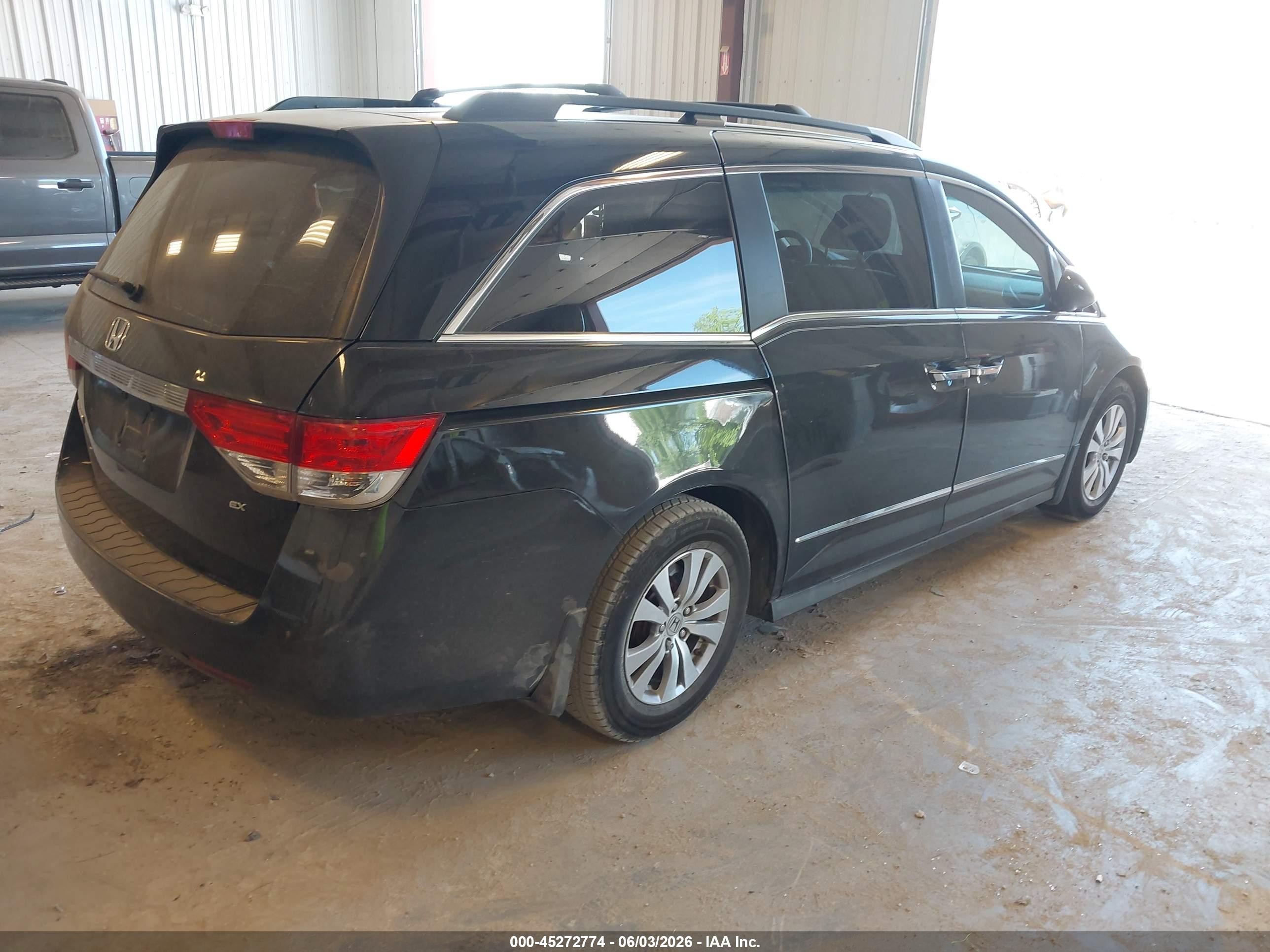 2014 Honda Odyssey Ex Black vin: 5FNRL5H49EB084184
