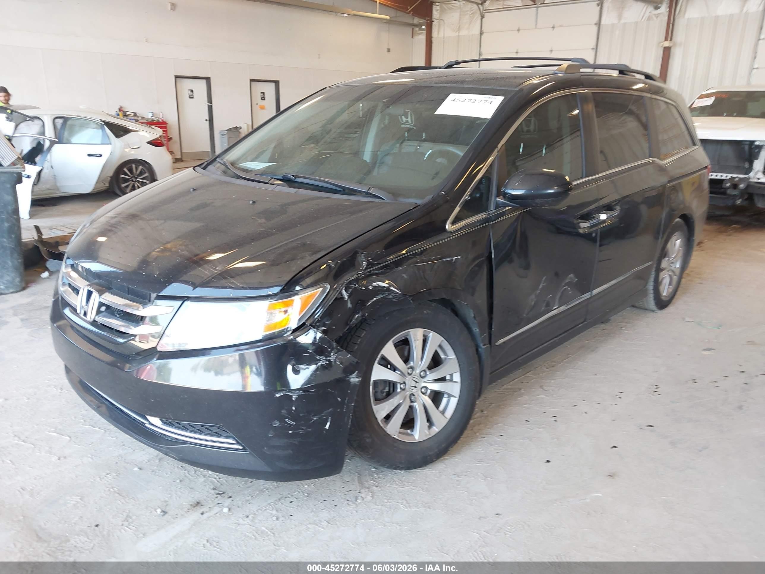 2014 Honda Odyssey Ex Black vin: 5FNRL5H49EB084184