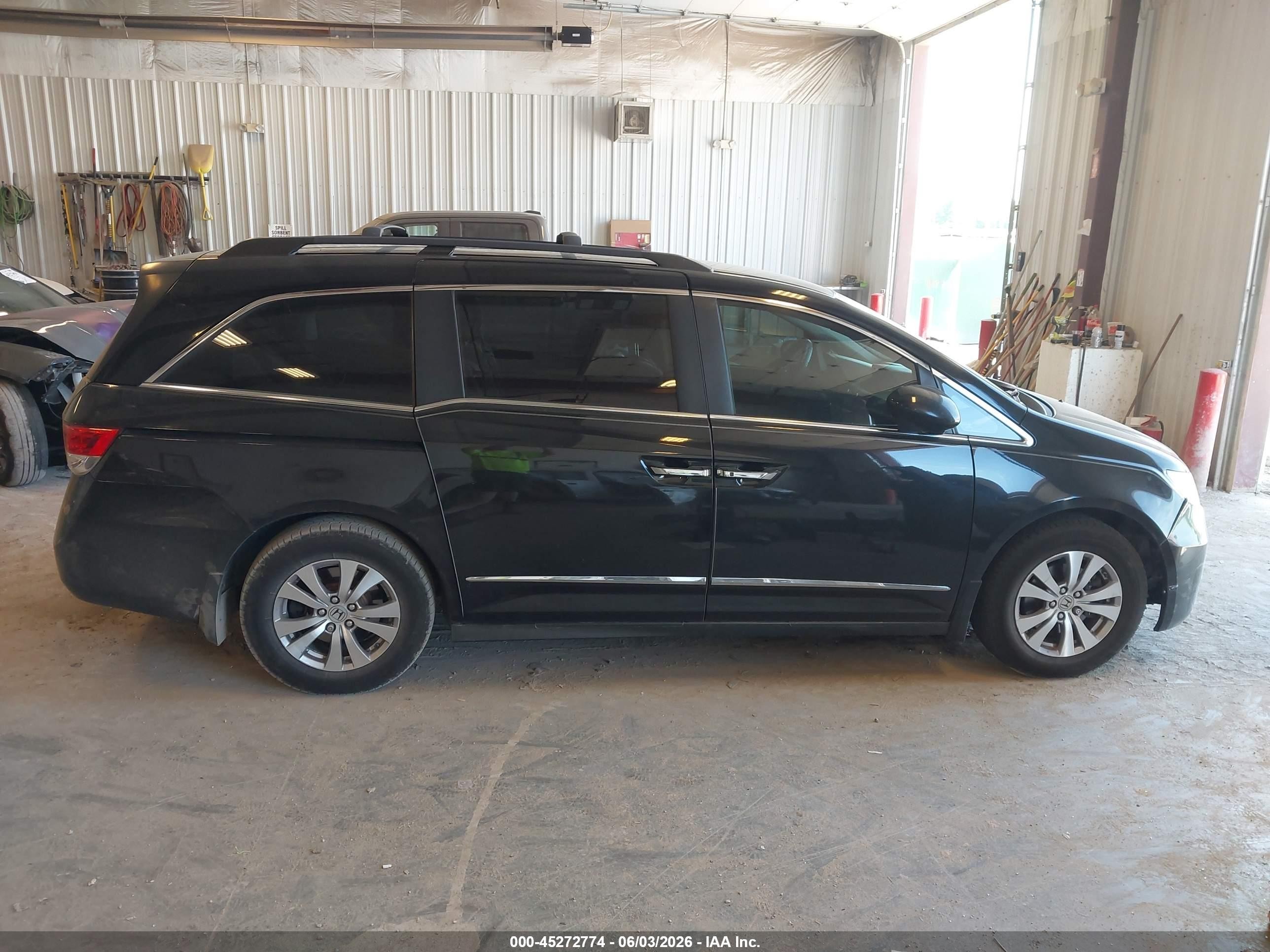 2014 Honda Odyssey Ex Black vin: 5FNRL5H49EB084184