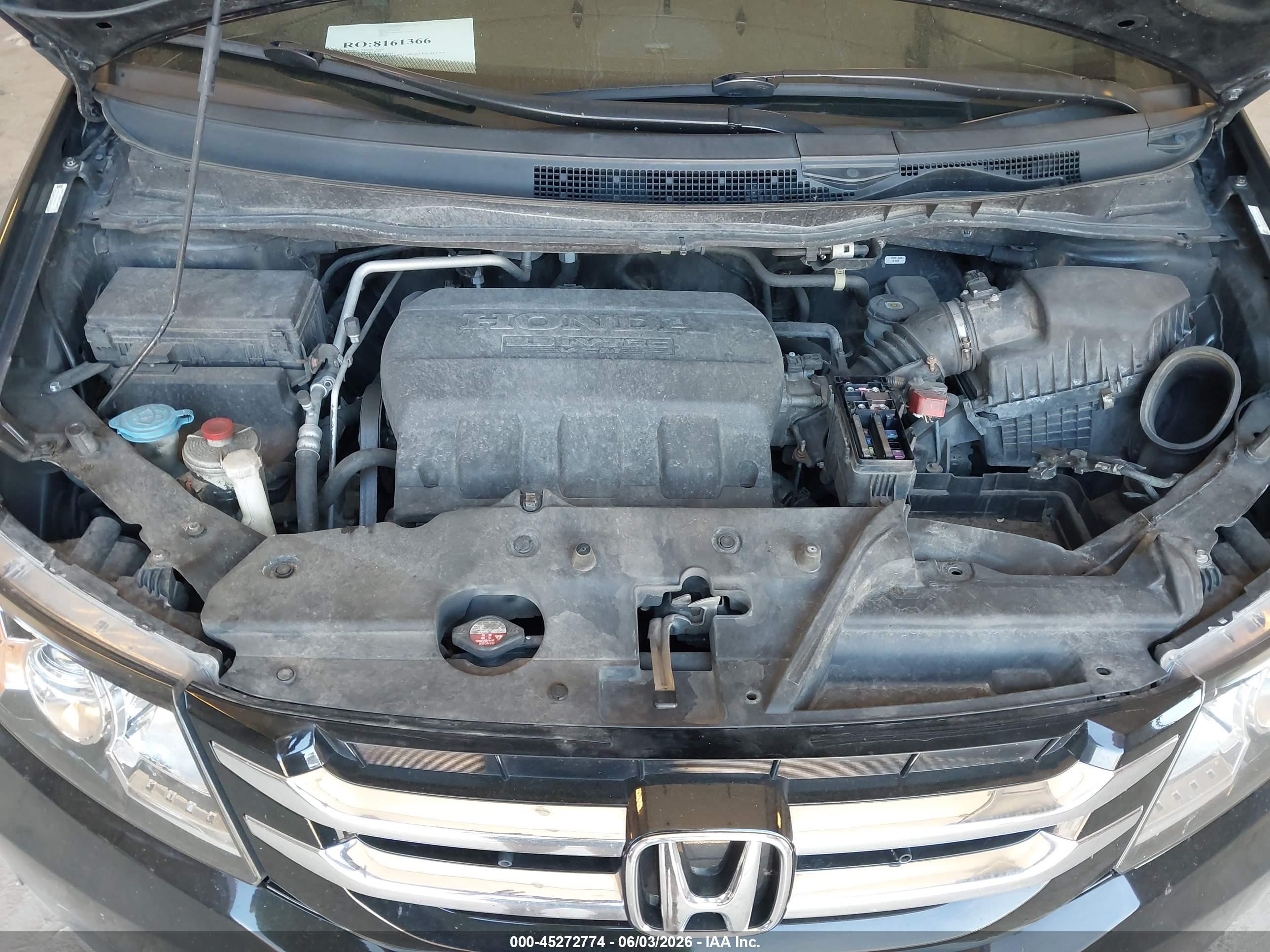 2014 Honda Odyssey Ex Black vin: 5FNRL5H49EB084184