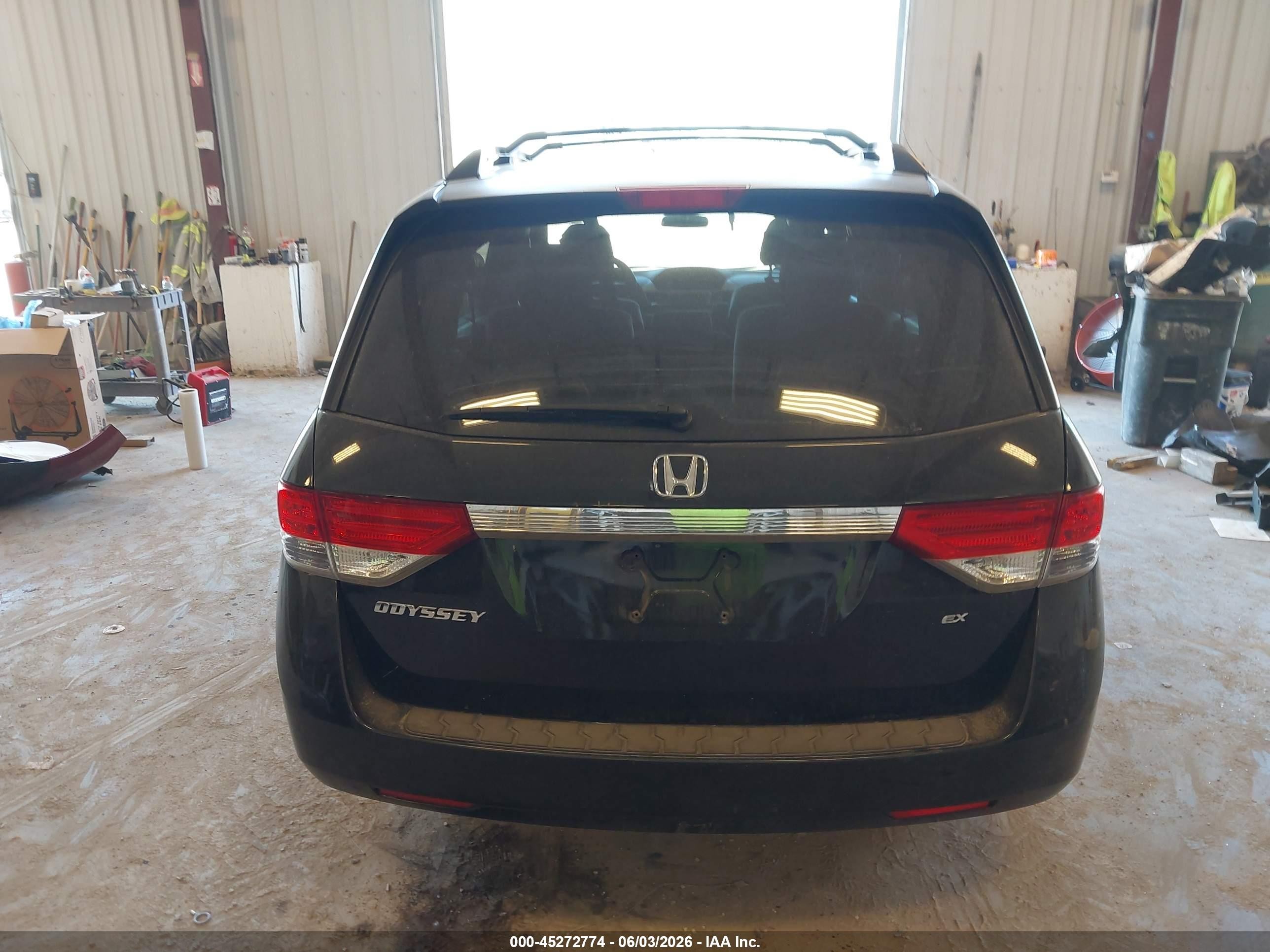 2014 Honda Odyssey Ex Black vin: 5FNRL5H49EB084184