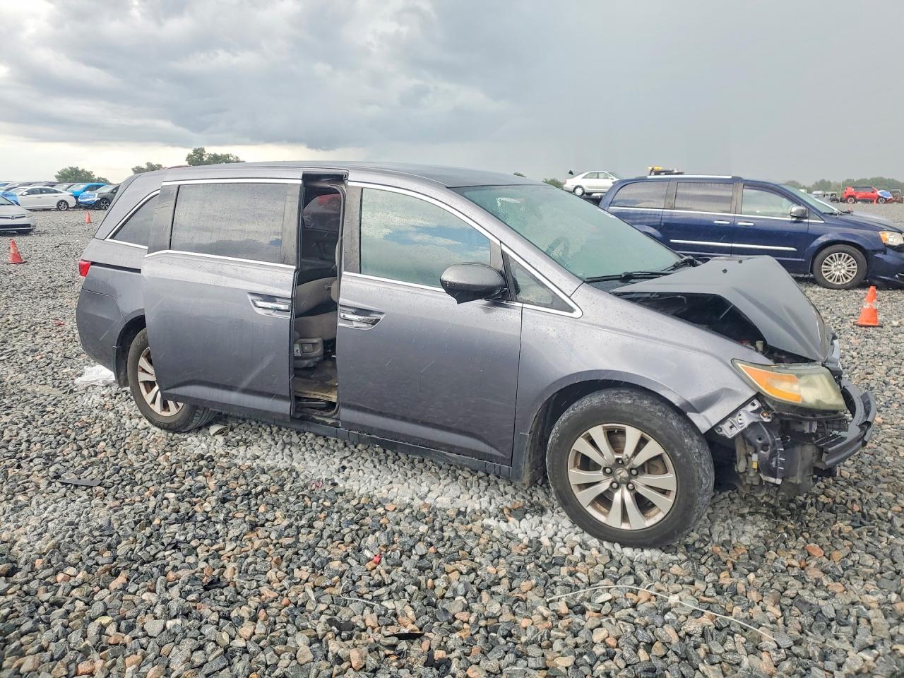 2014 Honda Odyssey Ex Charcoal vin: 5FNRL5H49EB104515