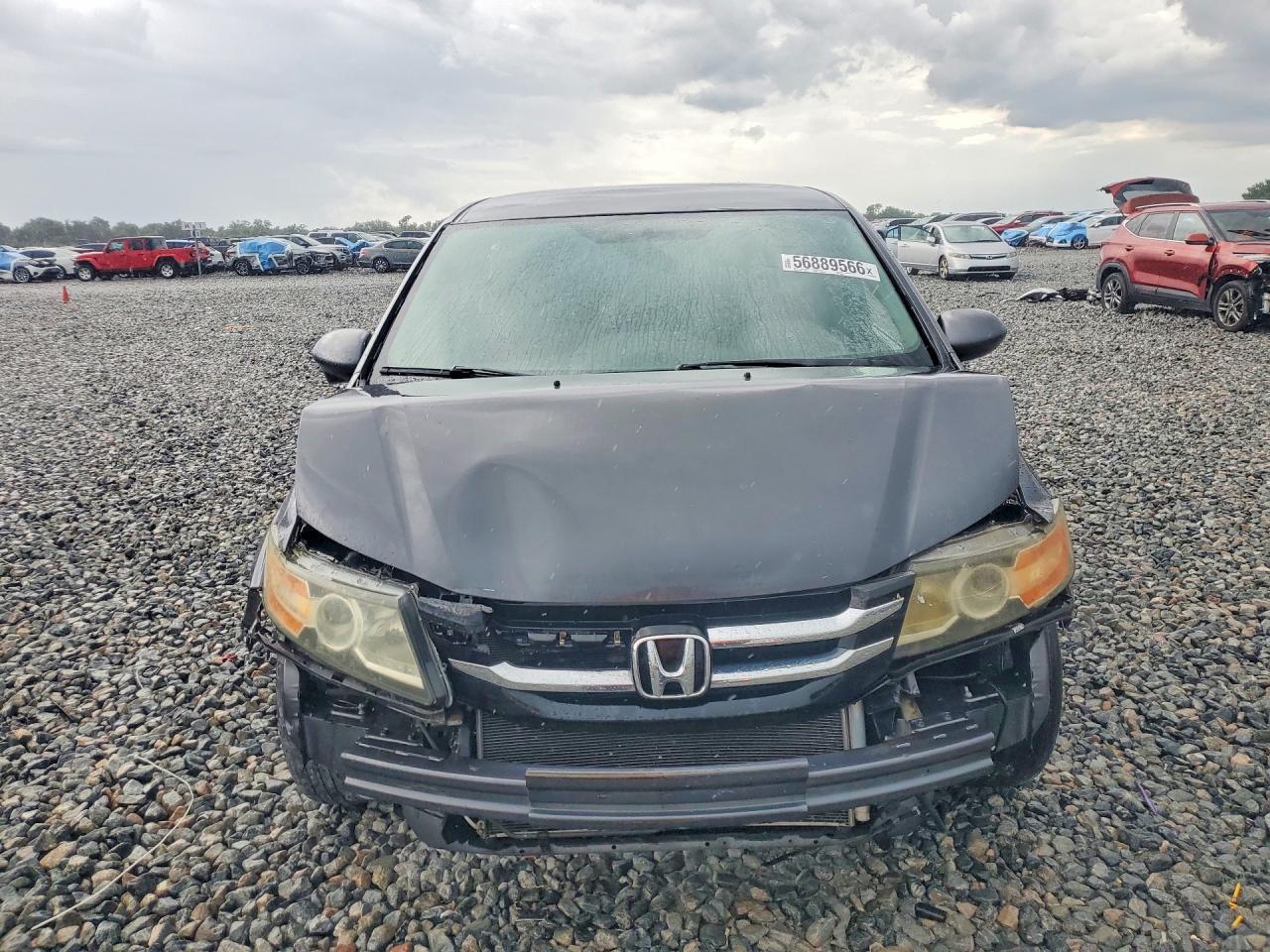 2014 Honda Odyssey Ex Charcoal vin: 5FNRL5H49EB104515