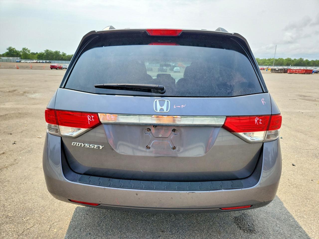 2015 Honda Odyssey Ex Gray vin: 5FNRL5H49FB004917