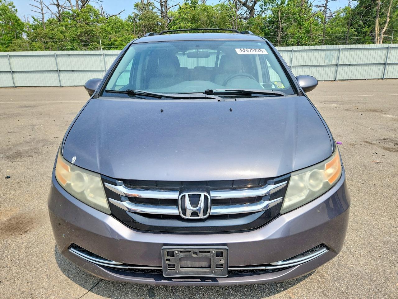 2015 Honda Odyssey Ex Gray vin: 5FNRL5H49FB004917