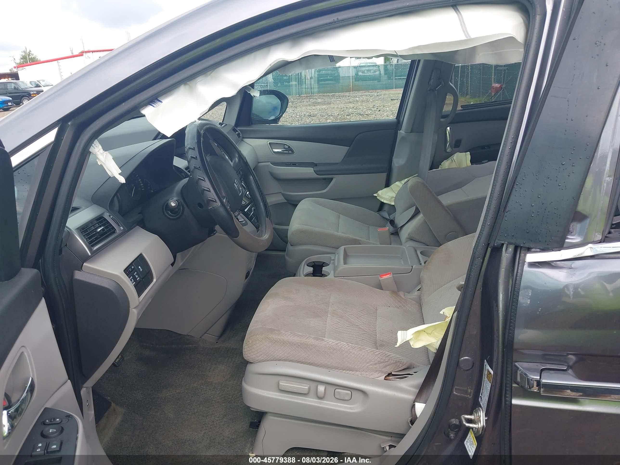 2015 Honda Odyssey Ex Gray vin: 5FNRL5H49FB047816