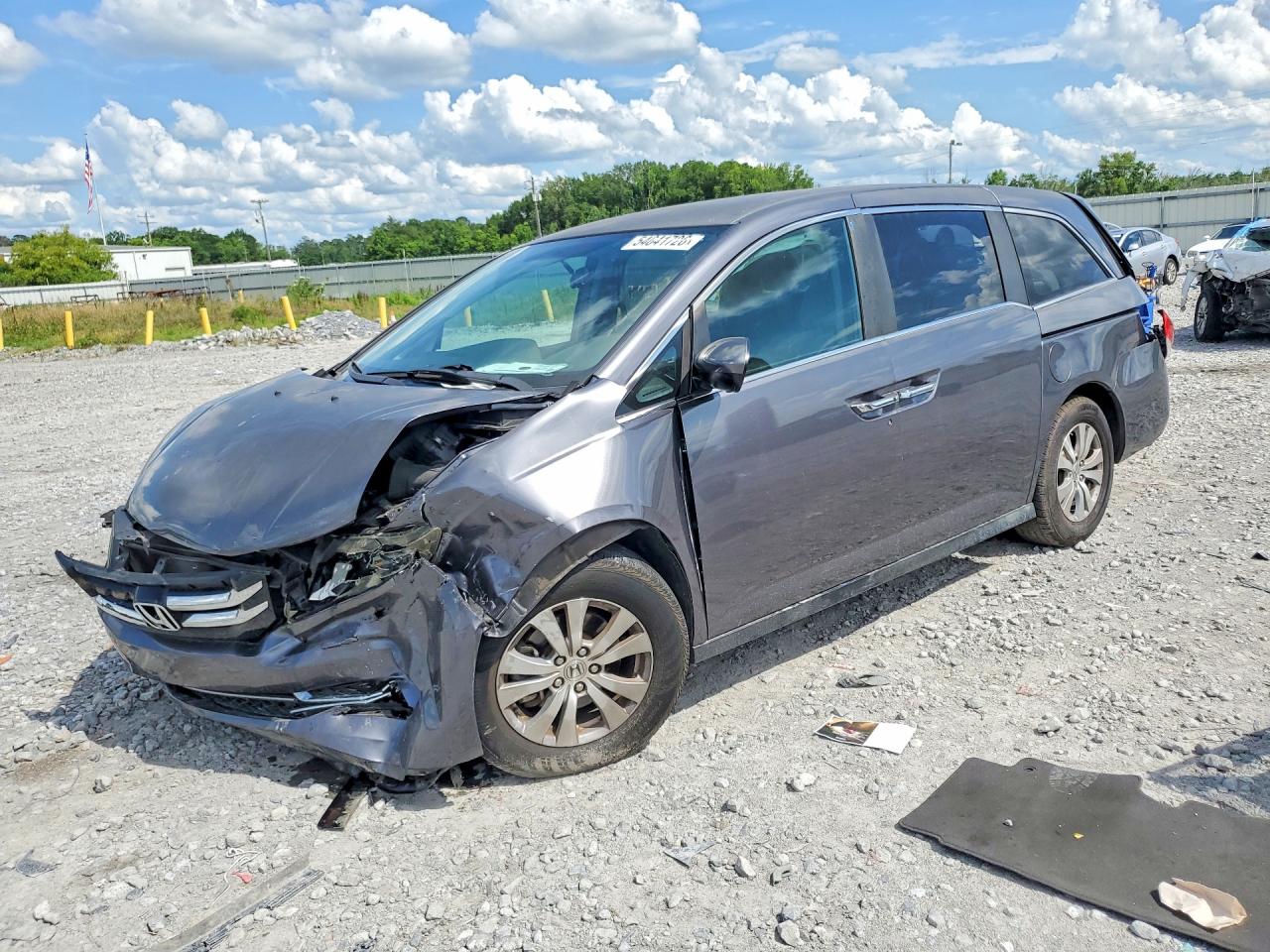 2015 Honda Odyssey Ex Charcoal vin: 5FNRL5H49FB049906