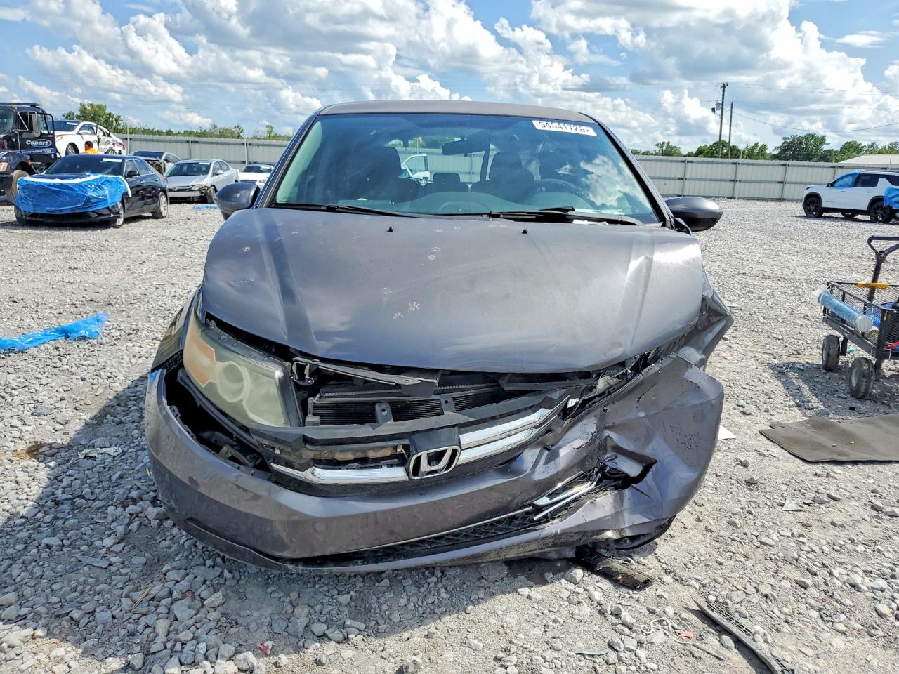 2015 Honda Odyssey Ex Charcoal vin: 5FNRL5H49FB049906