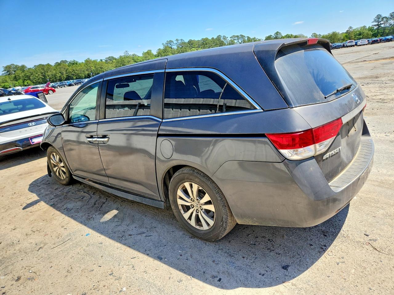 2015 Honda Odyssey Ex Gray vin: 5FNRL5H49FB051705