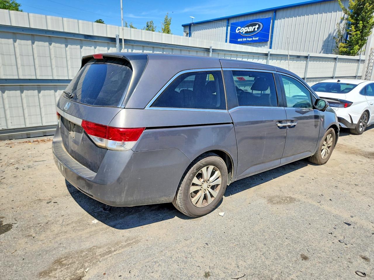 2015 Honda Odyssey Ex Gray vin: 5FNRL5H49FB051705