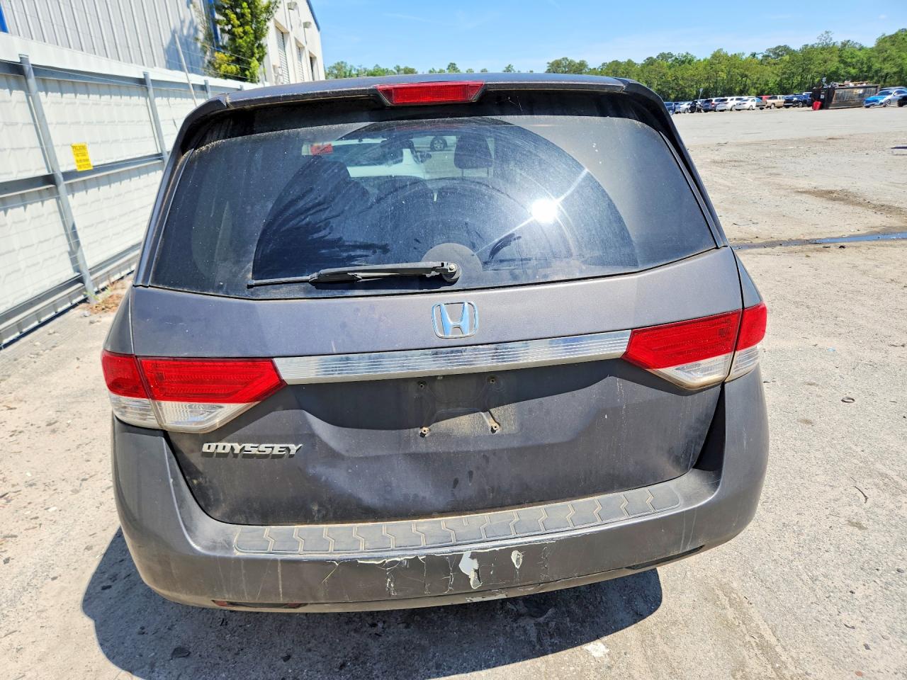 2015 Honda Odyssey Ex Gray vin: 5FNRL5H49FB051705