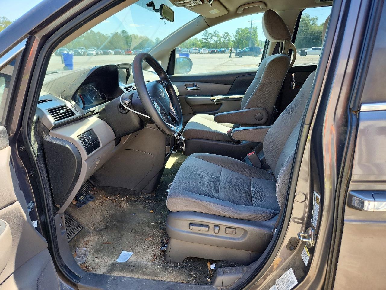 2015 Honda Odyssey Ex Gray vin: 5FNRL5H49FB051705