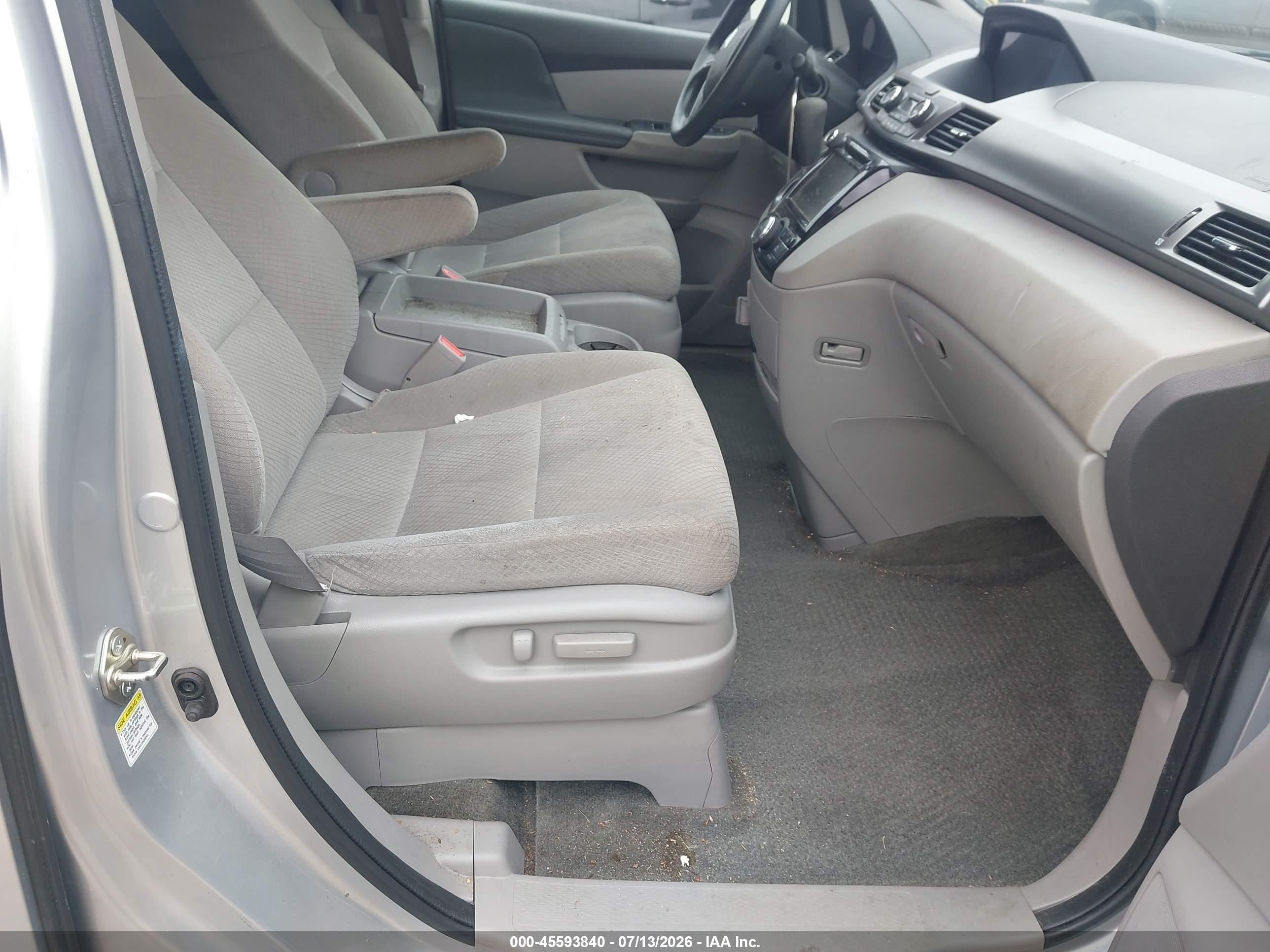 2015 Honda Odyssey Ex Silver vin: 5FNRL5H49FB063093