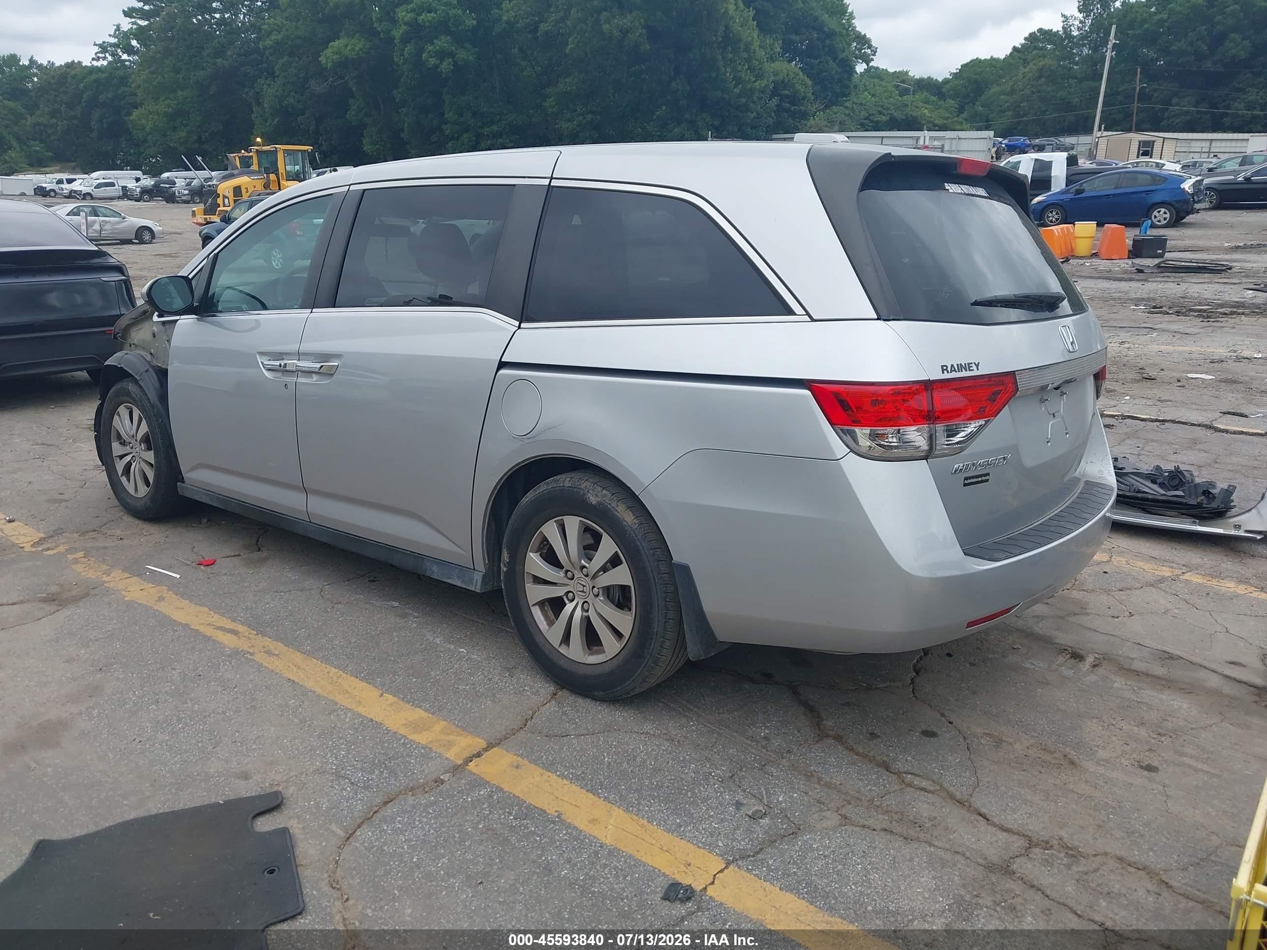 2015 Honda Odyssey Ex Silver vin: 5FNRL5H49FB063093