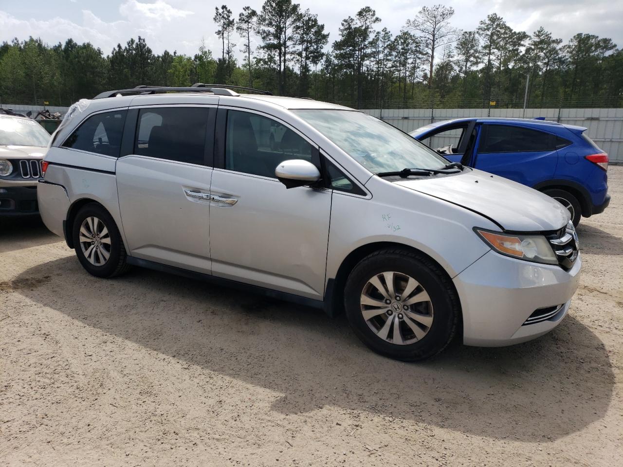 2015 Honda Odyssey Ex Silver vin: 5FNRL5H49FB084946