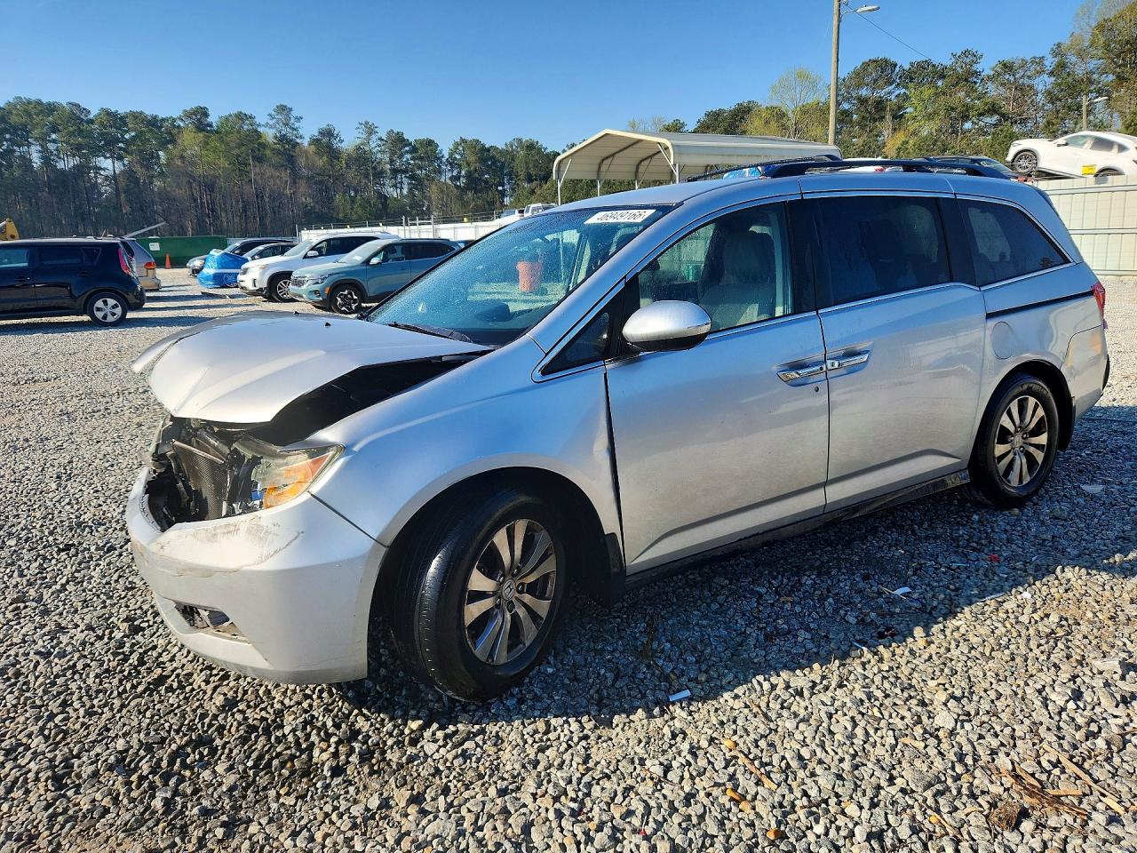 2015 Honda Odyssey Ex Silver vin: 5FNRL5H49FB084946
