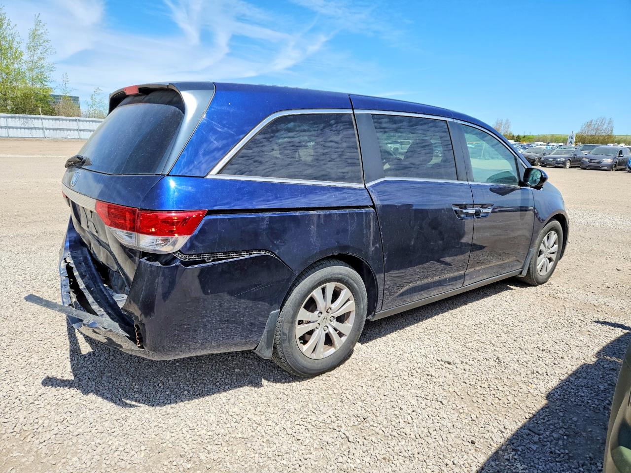 2015 Honda Odyssey Ex Blue vin: 5FNRL5H49FB511106