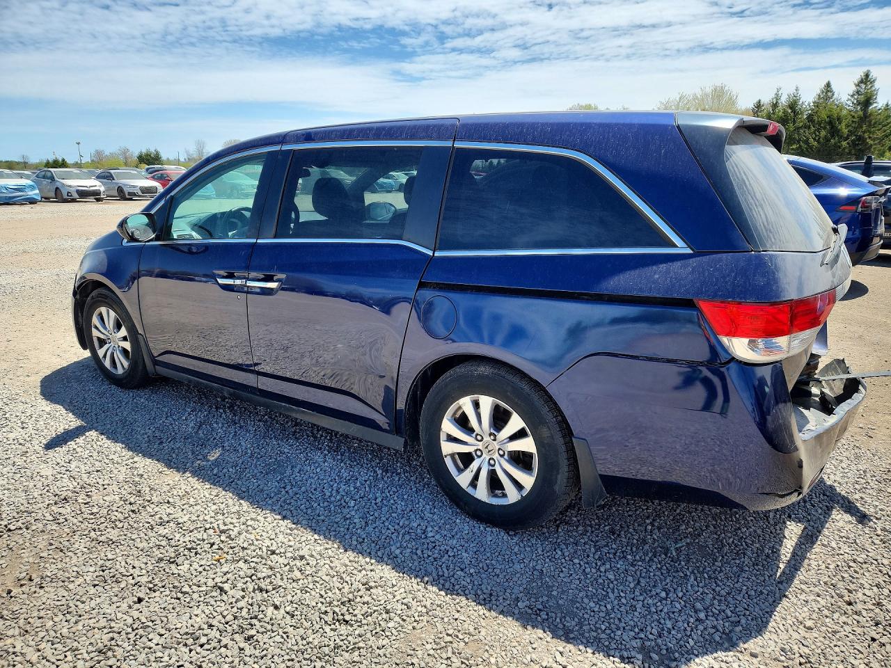 2015 Honda Odyssey Ex Blue vin: 5FNRL5H49FB511106