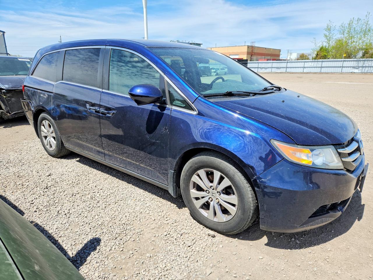 2015 Honda Odyssey Ex Blue vin: 5FNRL5H49FB511106