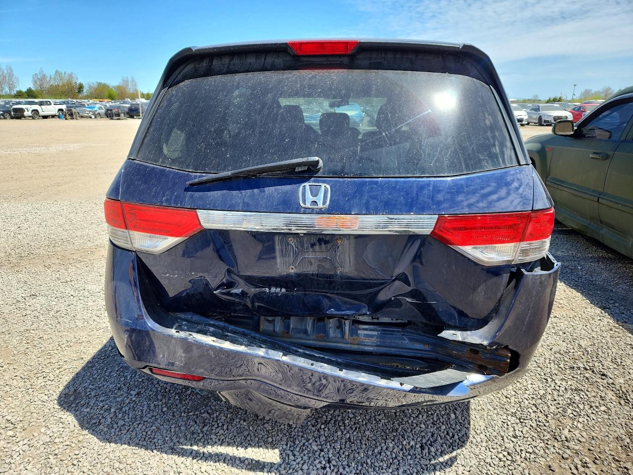 2015 Honda Odyssey Ex Blue vin: 5FNRL5H49FB511106