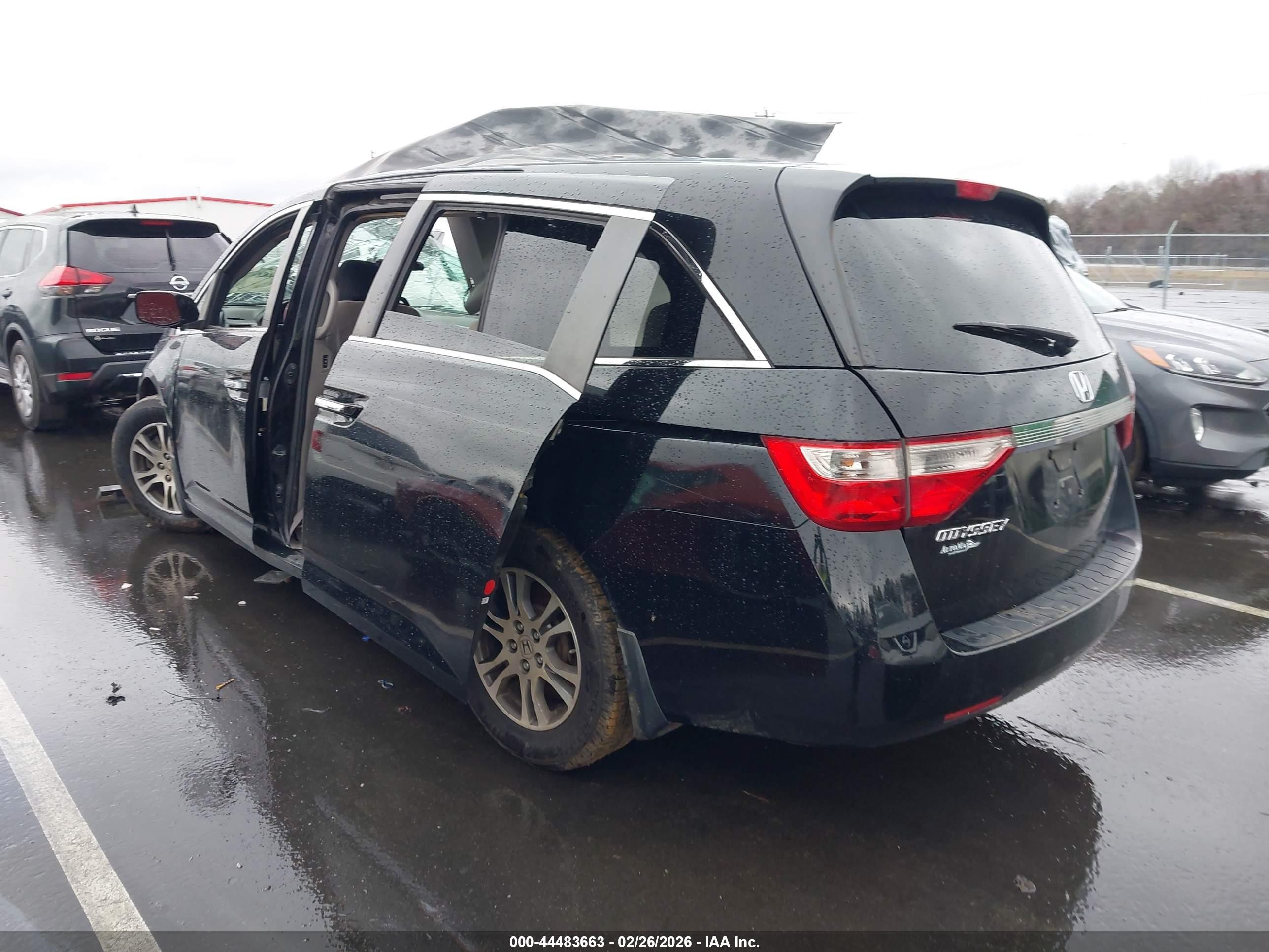 2011 Honda Odyssey Ex Black vin: 5FNRL5H4XBB004001