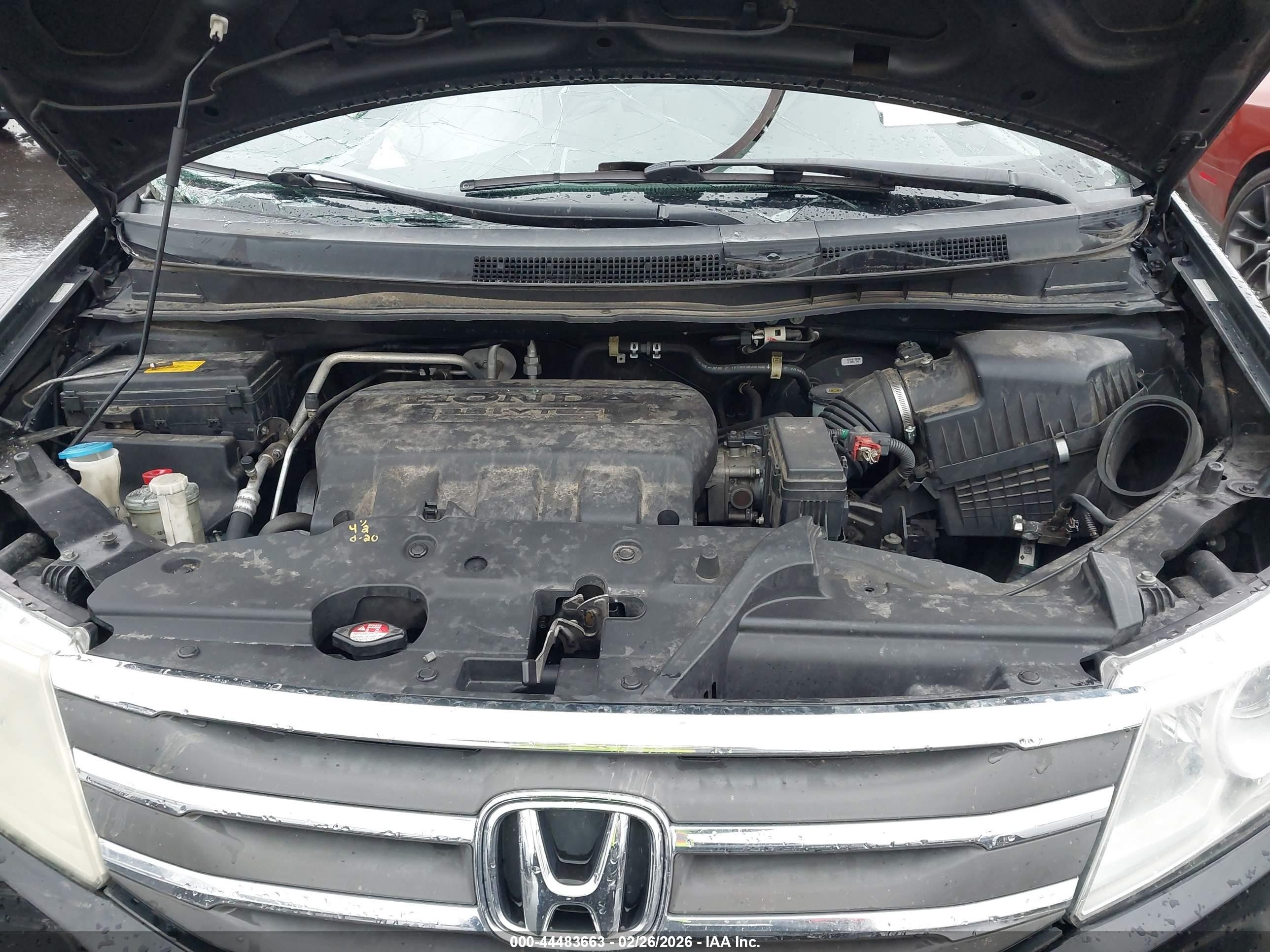 2011 Honda Odyssey Ex Black vin: 5FNRL5H4XBB004001